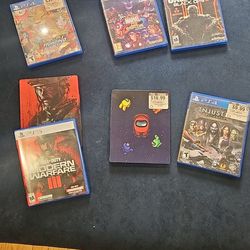 Playstation 4 and 5 games