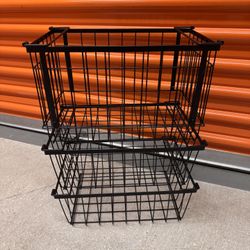 Stackable Deep Freezer Baskets 