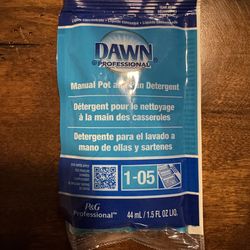 Dawn Professional Manual Pot and Pan Detergent 10 Packets