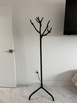 Decorative bag rack/ coat hanger