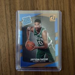 Jayson Tatum Donruss Rated Rookie Card