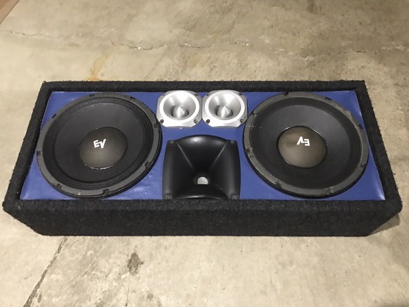 Chuchero Loud Speaker 10" Ev Selenium Tweeters