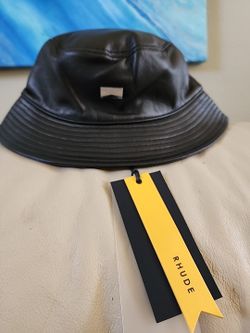 Authentic Rhude Leather Lambskin Bucket