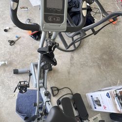 Stationary Exercise Bike for Home Workout, 5 IN 1 Foldable Indoor Cycling Bike
