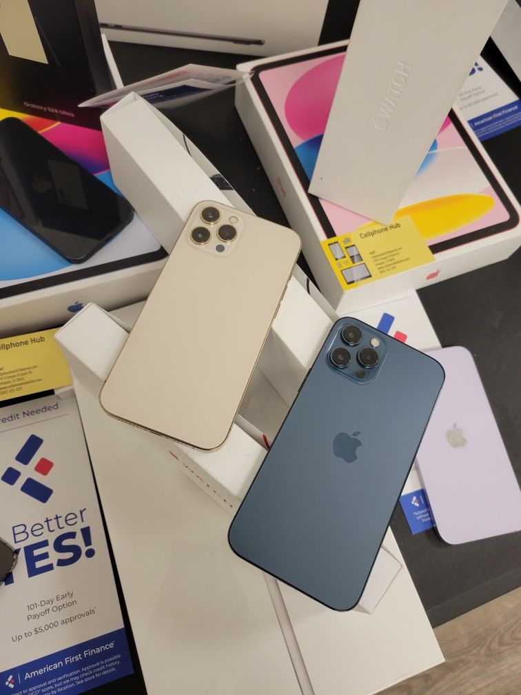 Apple iPhone 12 Pro Max ($50 DOWN TAKE HOME PAY LATER)