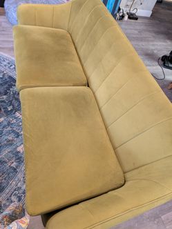 Beautiful Chartreuse Sofa Great Quality