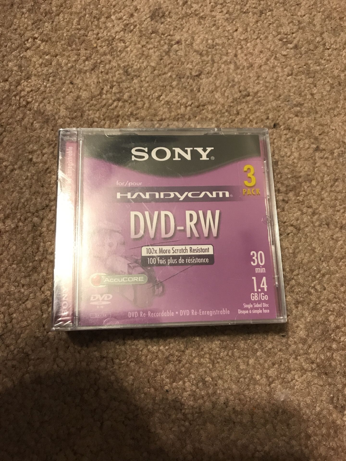 Sony Handycam DVD-RW 3-pack