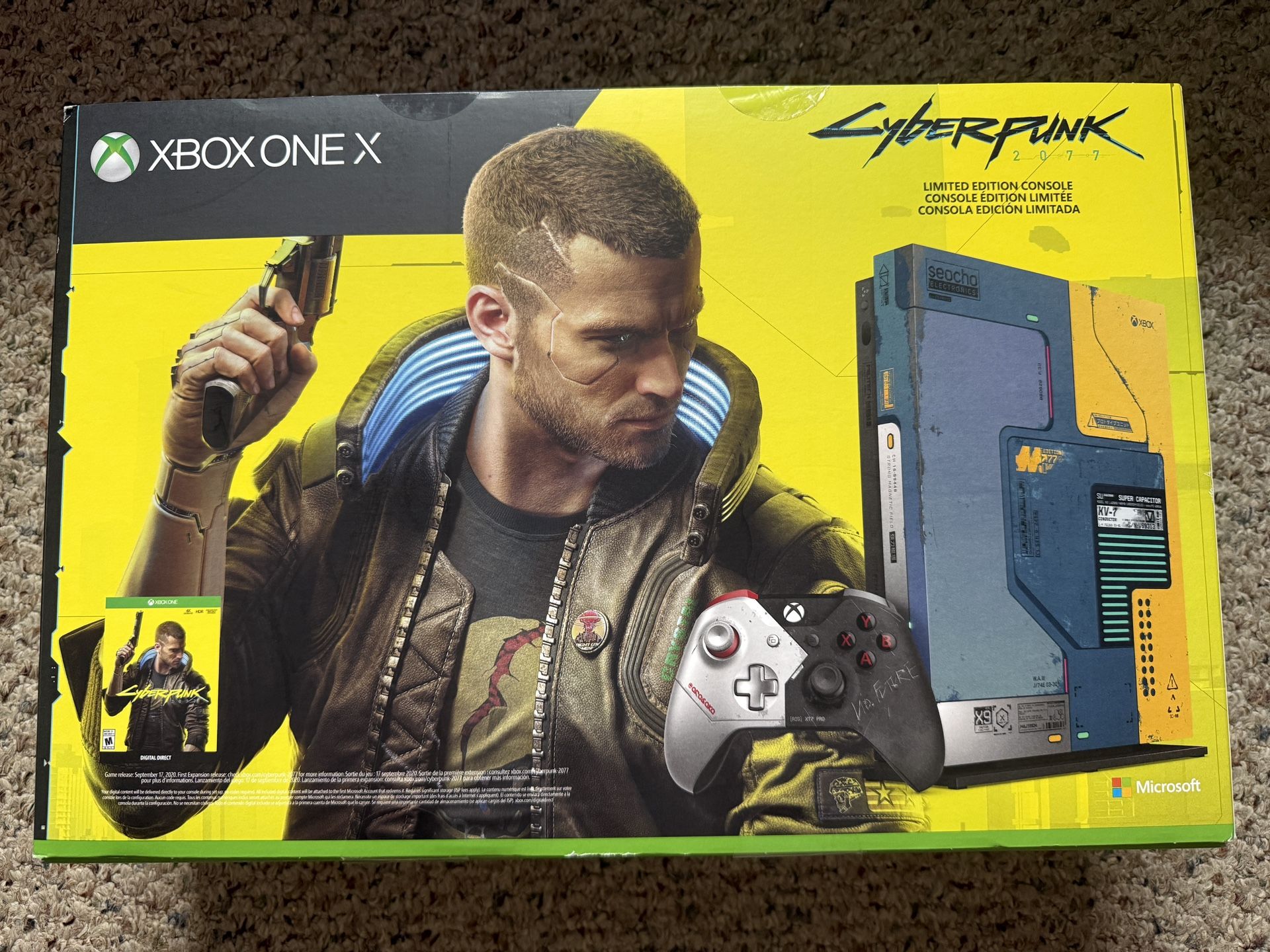 Xbox One X Cyberpunk 2077 Limited Edition