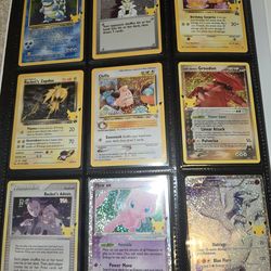 Pokemon TCG Celebrations Lot