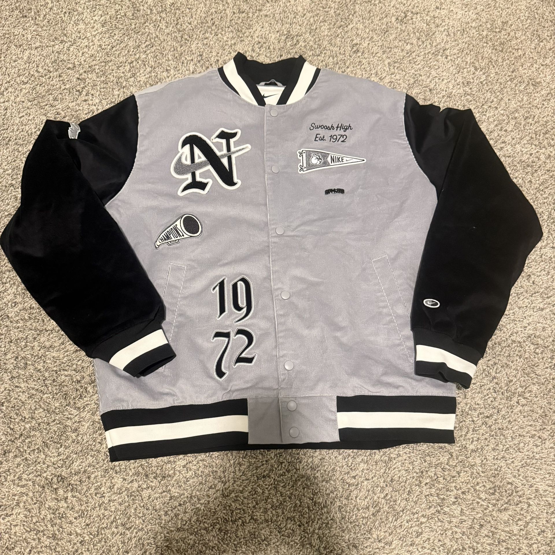 Nike Corduroy Varsity Jacket 1972 Letterman