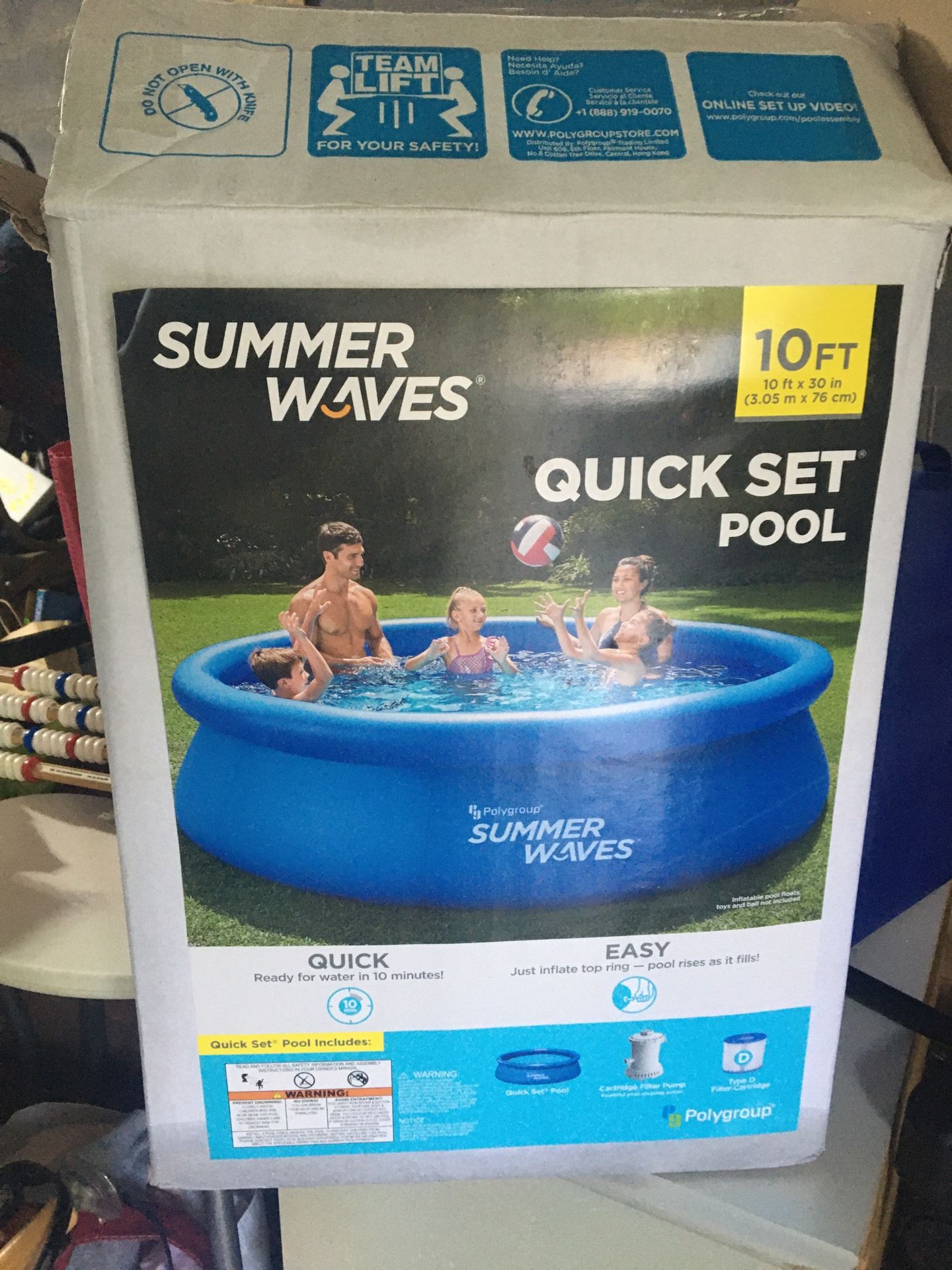 Summer Wave 10ft. Swimming Pool