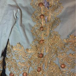 Beautiful Jacket  Trimmed In Gold 