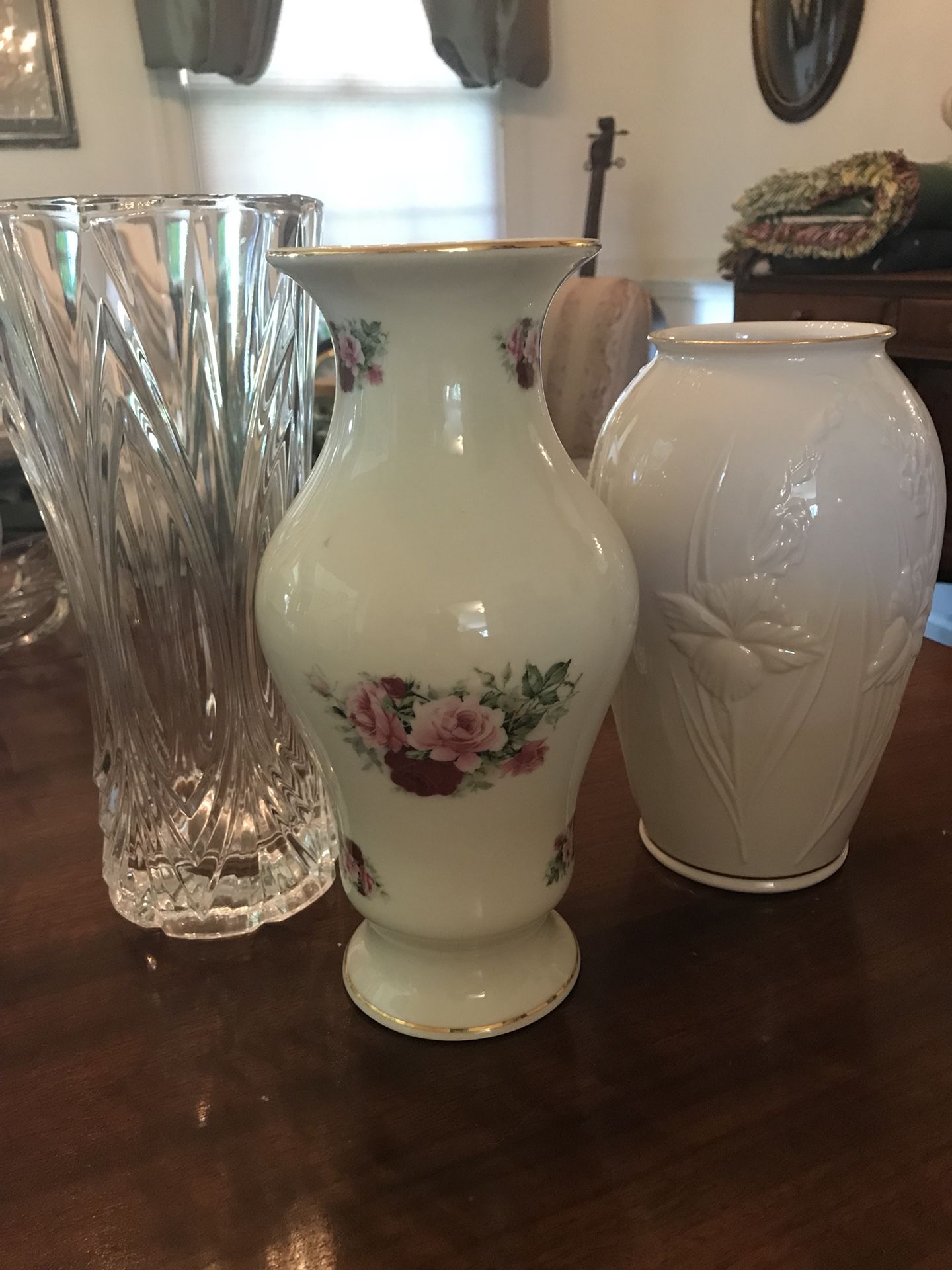 China and Crystal Vases