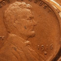 🌞1916~D~ 1c~Wheat penny🌞