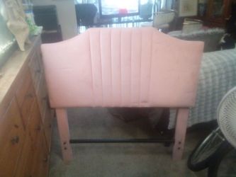 Twin size velvet headboard