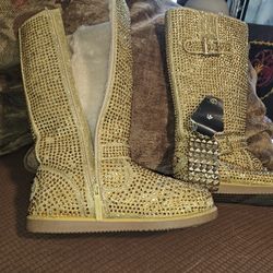 Golden Sheike Boots