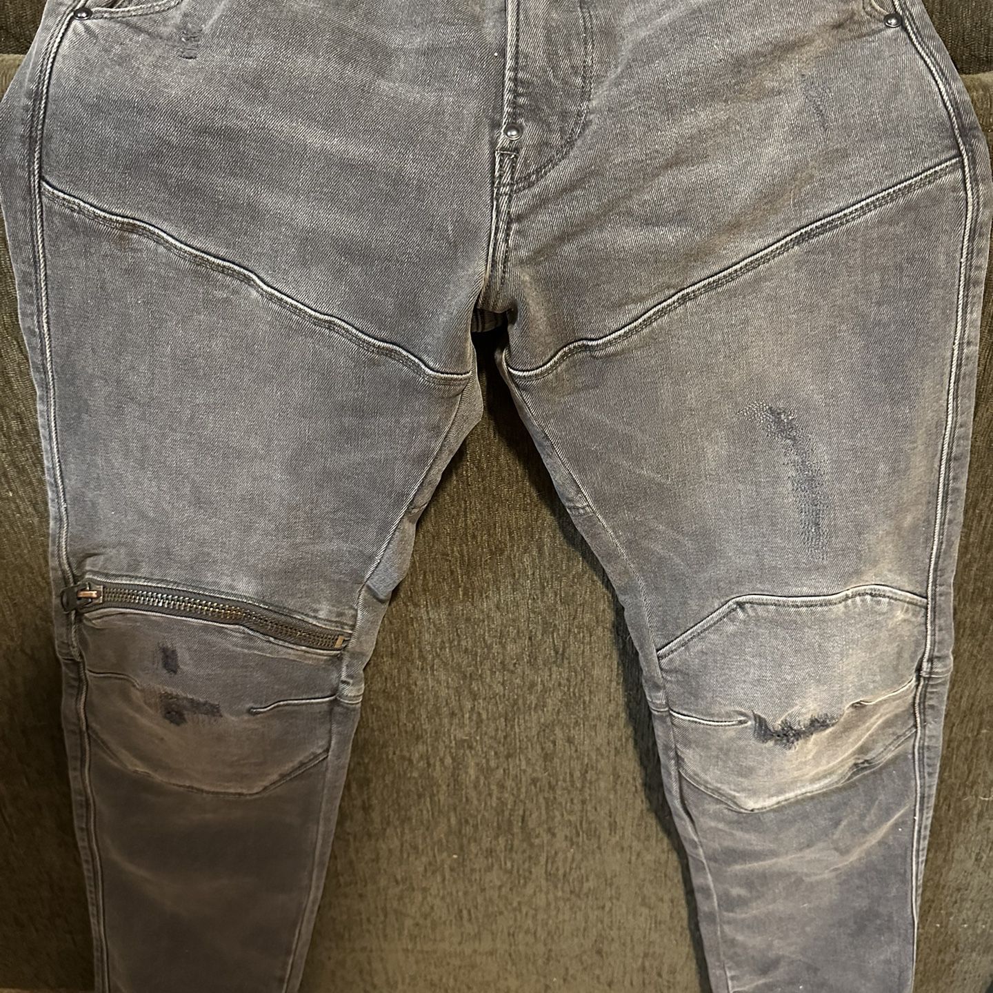 Men’s G Star Raw 5620 3D Zip Knee Skinny Jeans