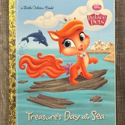 Little Golden Books Disney Palace Pets Treasures Day At Sea Children’s Book