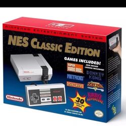 Nintendo Nes Classic Edition Mini Console w/ 30 Games & Nes Controller