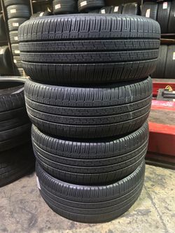 SET OF 4 USED TIRES DUNLOP…205/55/16