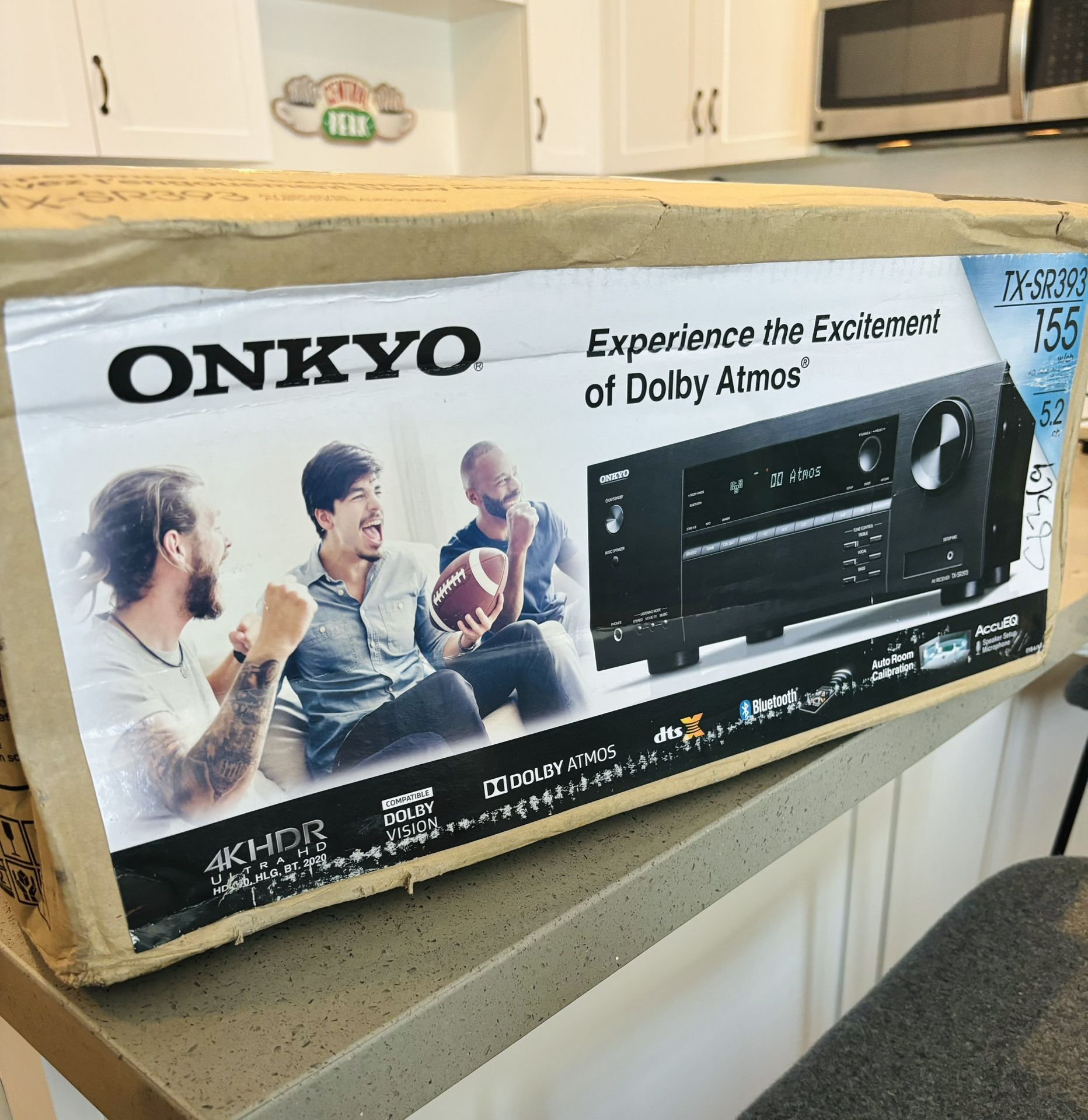 Onkyo TX-SR393 – 5.2-Channel A/V Receiver with Dolby Atmos and 4K HDR Support