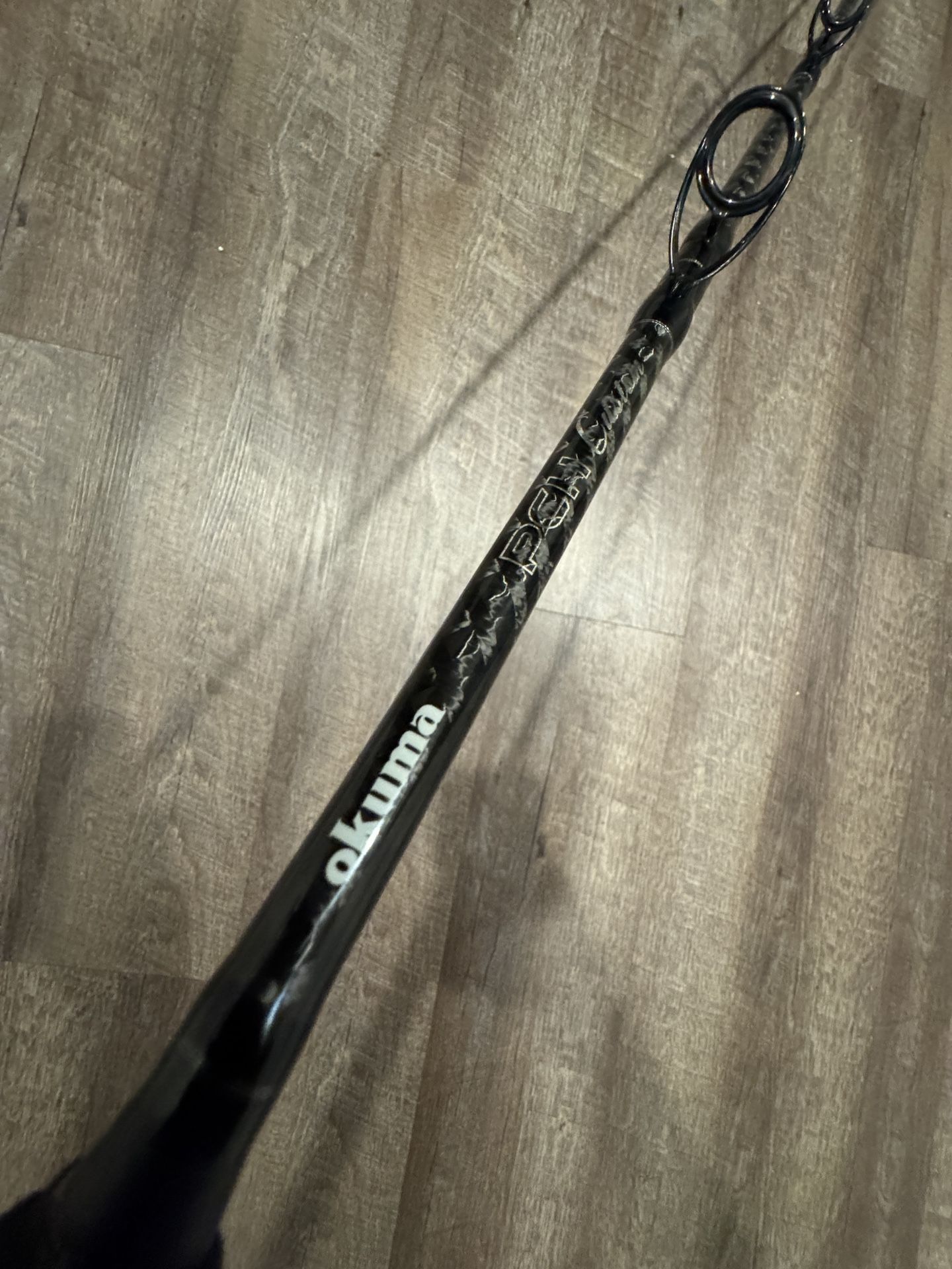 Okuma Pch 7’ Med 12-25 Great Condition Conventional Salt Water Fishing Rod.