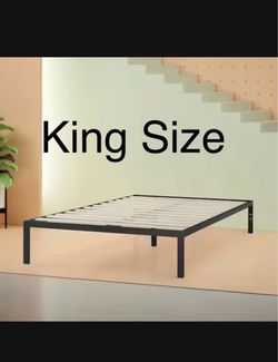 King size bed frame mattress base king bed
