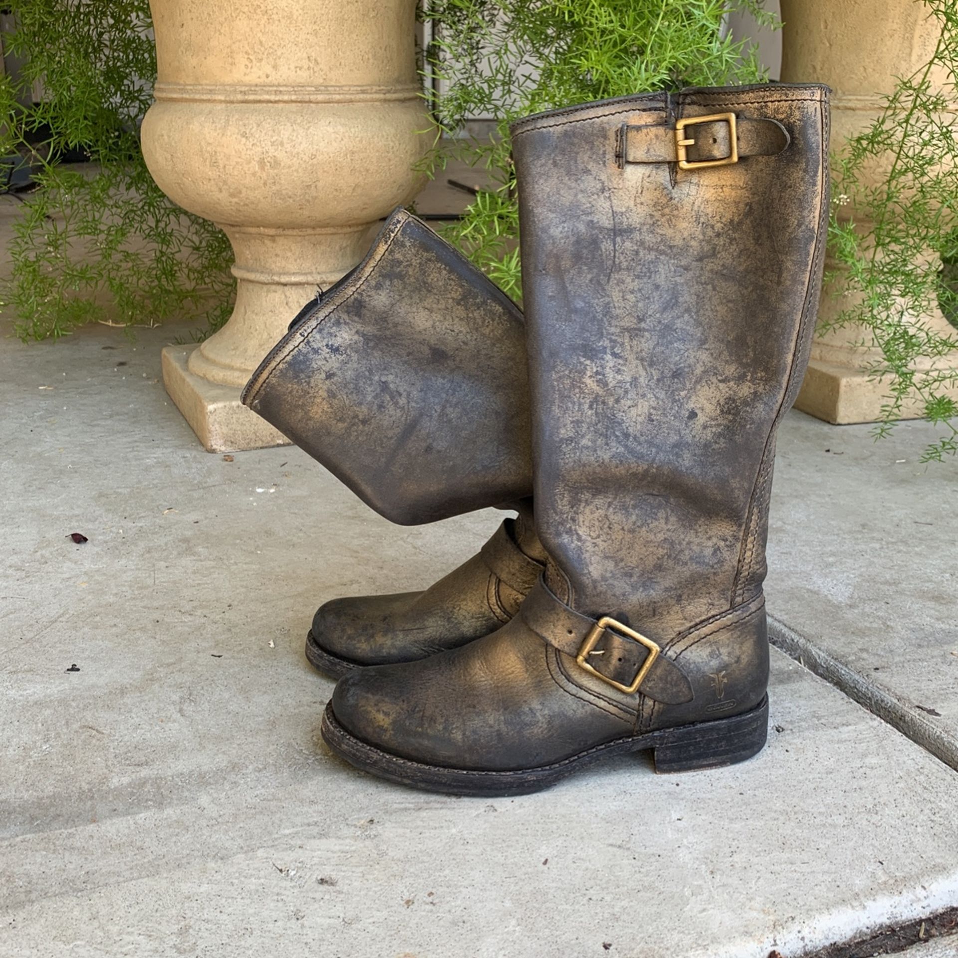 Leather Boots Frye/coach collaboration