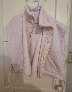 Pink Scout It Out Fleece Vest - Free People Movement