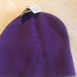 Purple beanie