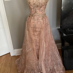 Prom Long Pink Dress 