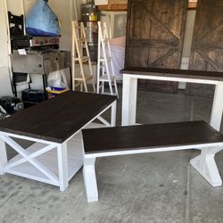 3 Piece Farmhouse RUSTIC Set 