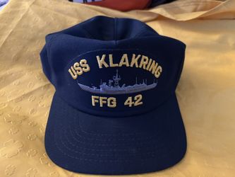 USS Klakring FFG-42 Navy Ship Hat – Vintage Military Snapback