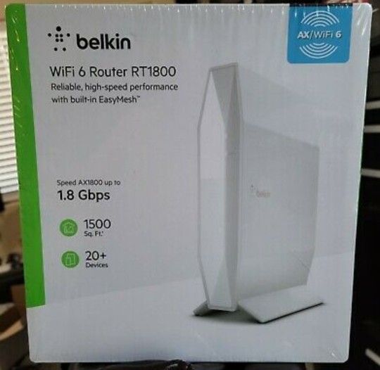 Belkin Rt1800 Ax1800 Wifi 6 Router