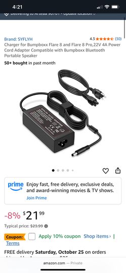 Bumpboxx Flare 8 Charger NEW