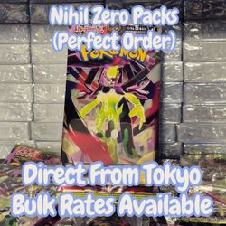 Nihil Zero (Perfect Order) Pokemon Booster Packs – Direct from Japan Pokemon Centers