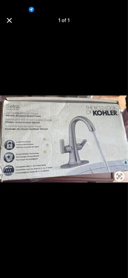The bold look of Kohler Setra bathroom faucet (new)