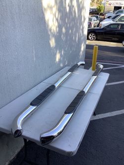 07-20 Toyota Tundra Double/Crew Cab 3"OD Side Step Nerf Bar - Stainless Steel