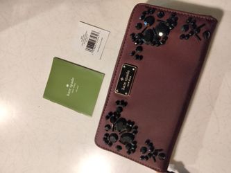 Kate Spade Wallet New Wilson Road Plum 