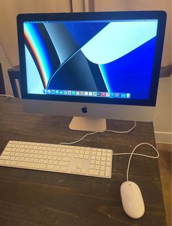 2017 Apple iMac 21.5-inch 4K Retina display 8gb Ram 256gb Ssd  Ventura macOS. Apple Wired Keyboards And Mouse.  Works Great