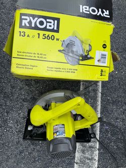 Corded Ryobi circular saw