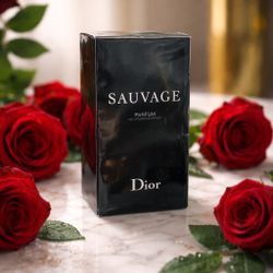 Dior Sauvage Parfum Vaporisateur Spray Men’s Parfum Spray 3.4 Oz