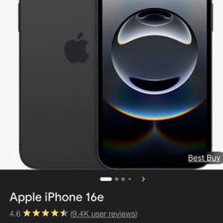 Iphone 16e with service til March 9th