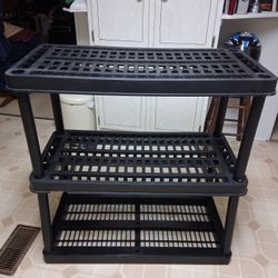 3 Tier Plastic Storage Shelves 
