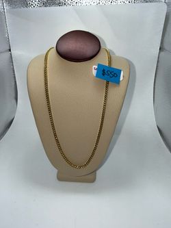Foxtail 10kt gold chain