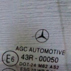 Mercedes door glass