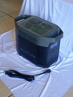 EF DELTA 1300 Power Station 1800 Watt Generator Power 13 Devices fast recharging 0%-80% in 1 hour. For camping. Rvs. Emergency