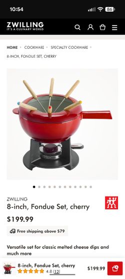 ZWILLING 8-inch, FondueSet, cherry