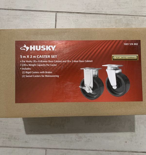 Husky Caster Wheel Set (I have about 6 sets) for Sale in Fontana, CA