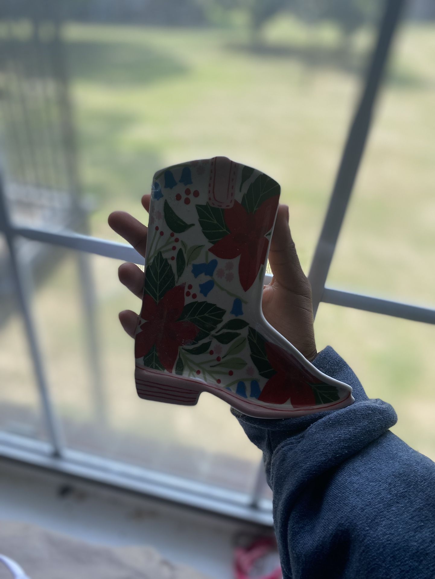Boot Shaped Spoon Holder / Jewelry Plate